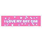 Gay Car Bumper Sticker (Pink) - DEAD-END CLUB