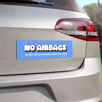 No Airbags Bumper Magnet Blue - DEAD-END CLUB