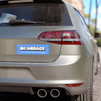 No Airbags Bumper Magnet Blue - DEAD-END CLUB