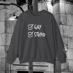 Gay and Stupid Sweatshirt