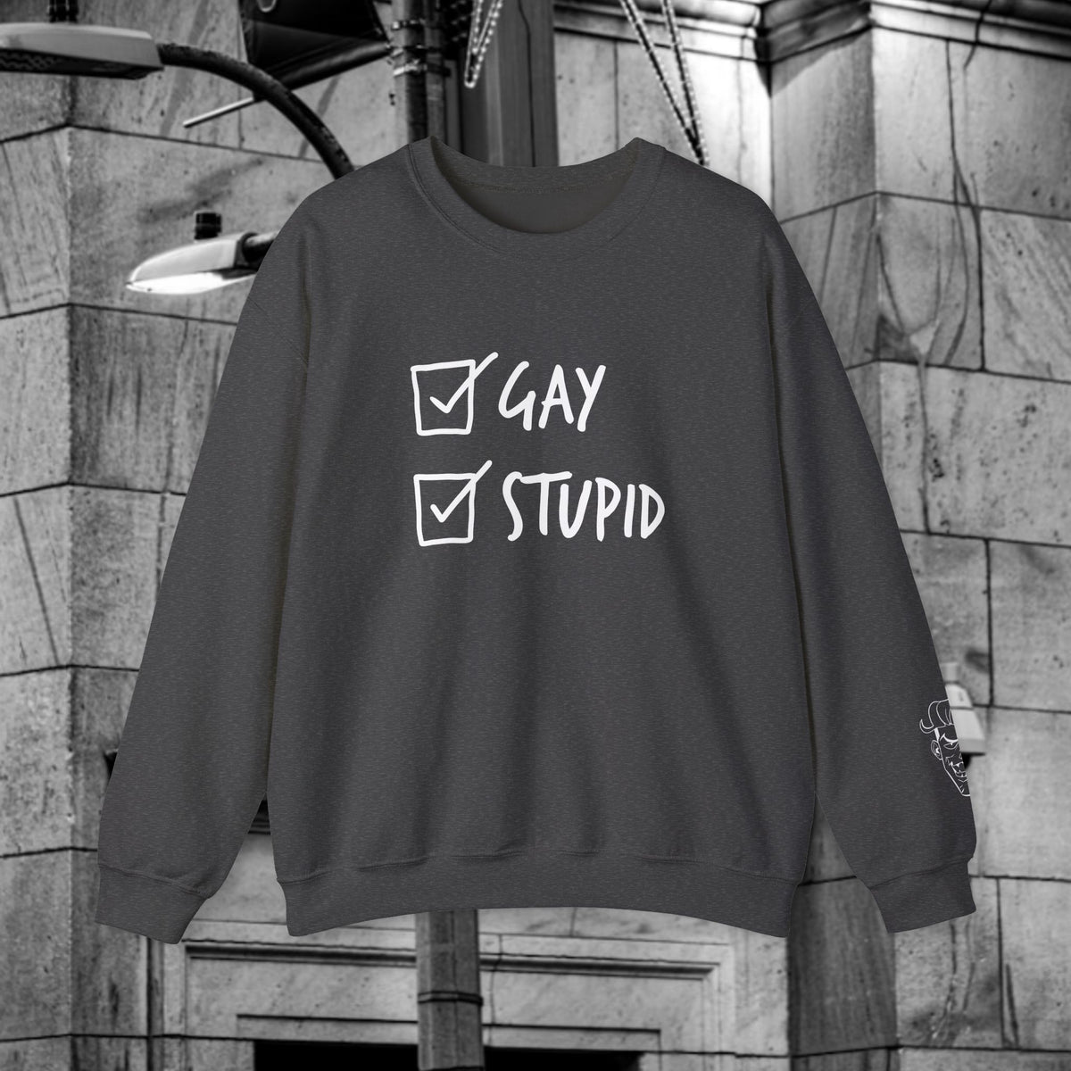 Gay and Stupid Sweatshirt