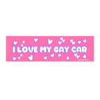 Gay Car Bumper Sticker (Pink) - DEAD-END CLUB
