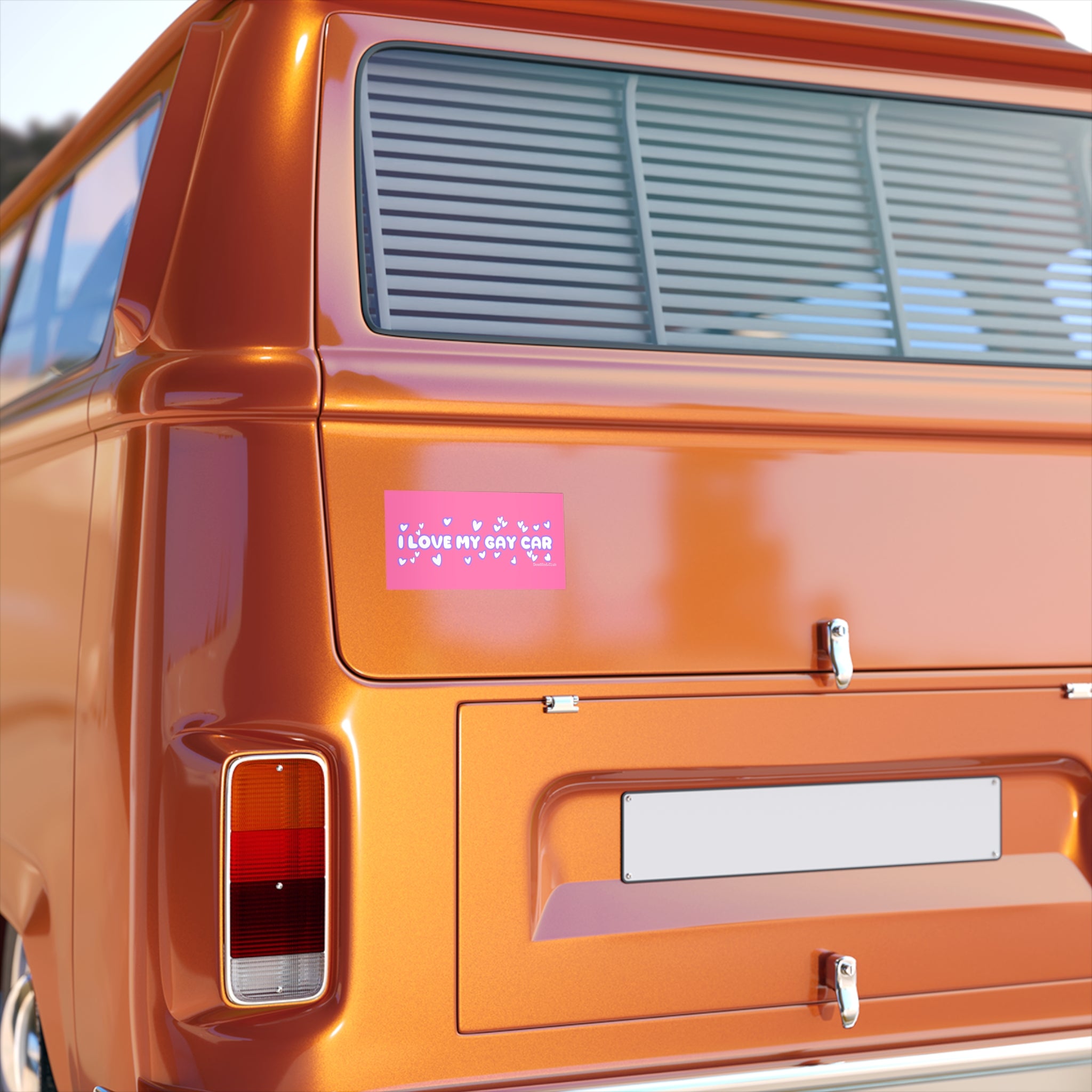 Gay Car Bumper Sticker (Pink) - DEAD-END CLUB