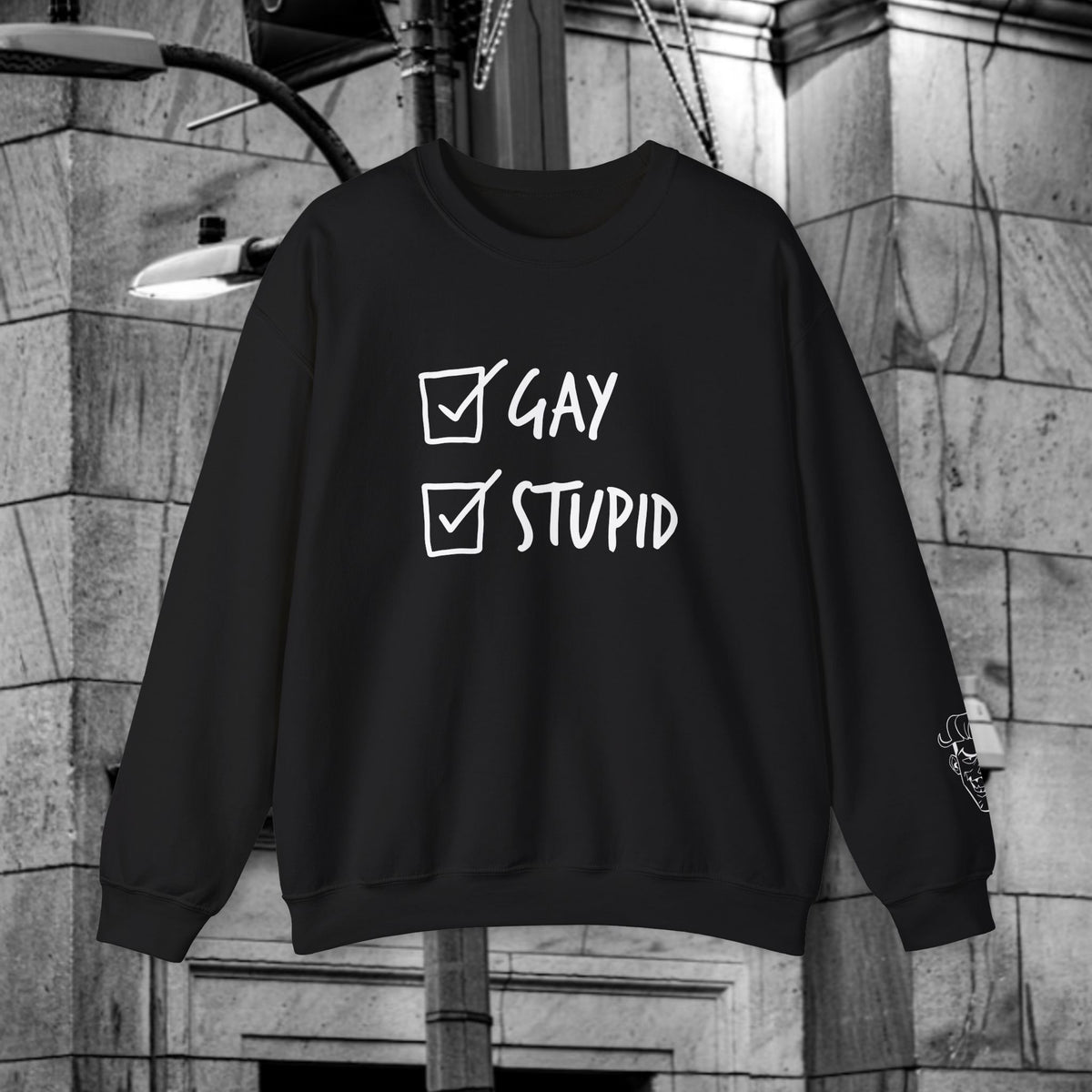 Gay and Stupid Sweatshirt