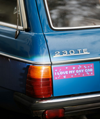 Gay Car Bumper Sticker (Pink) - DEAD-END CLUB
