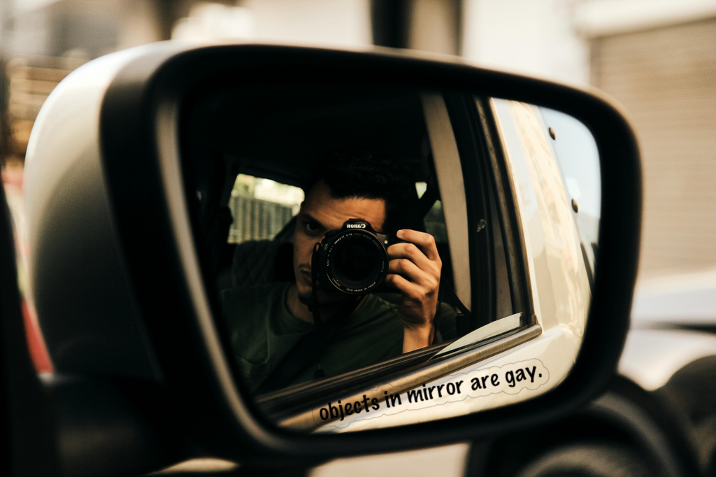 Objects in Mirror Sticker - DEAD-END CLUB