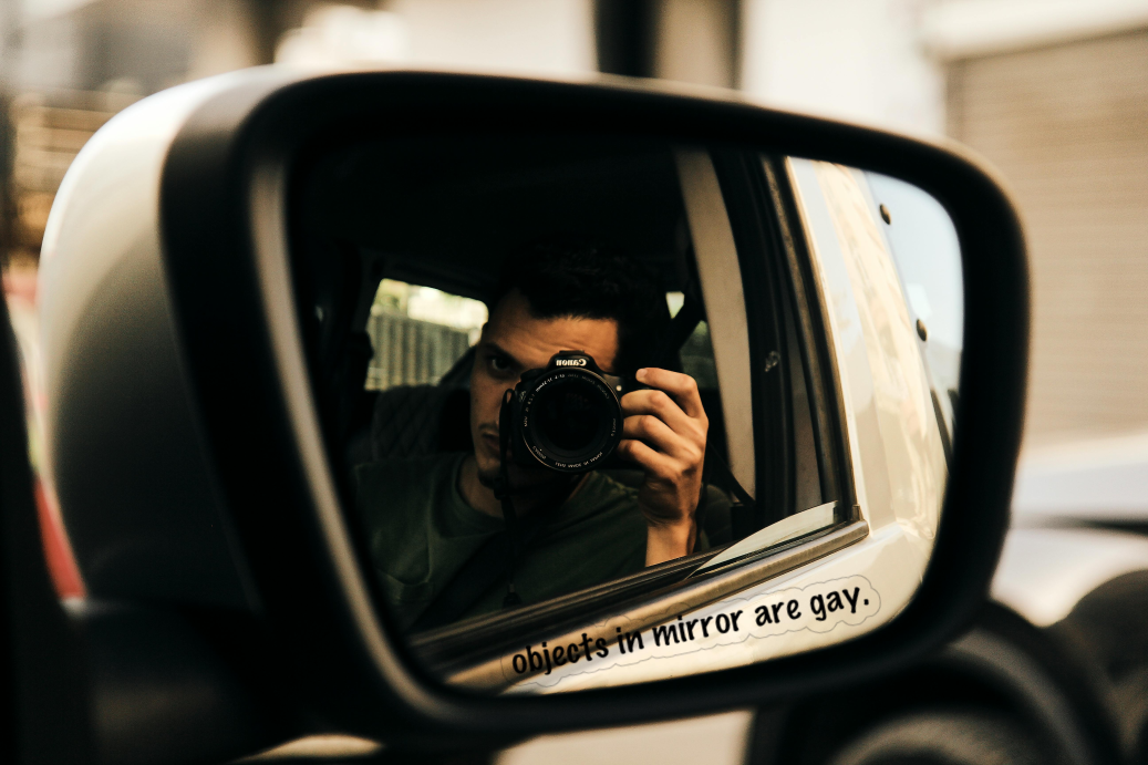 Objects in Mirror Sticker - DEAD-END CLUB