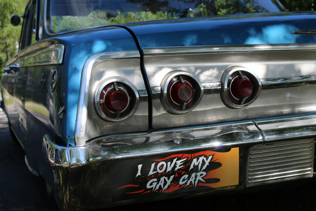 Gay Car Bumper Sticker (Fire) - DEAD-END CLUB