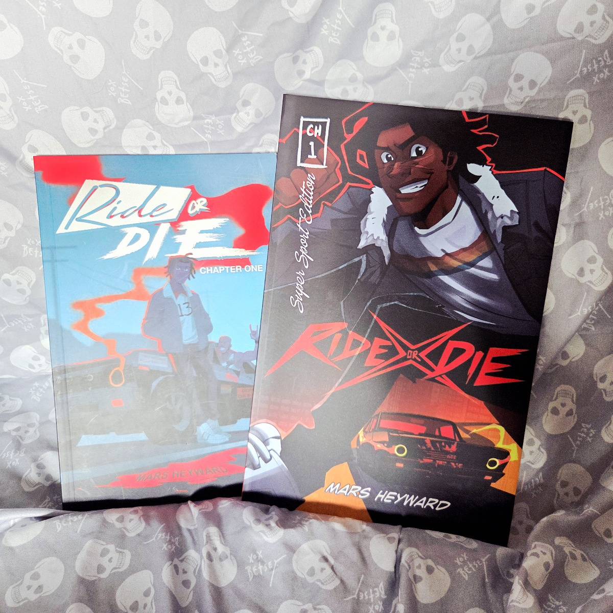 Size comparison between old softcover edition and SUPER SPORT