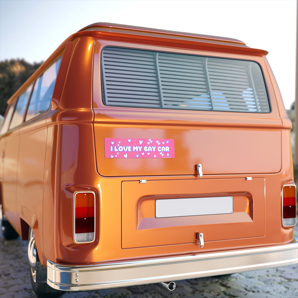 Gay Car Bumper Sticker (Pink) - DEAD-END CLUB