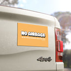 No Airbags Bumper Magnet Yellow - DEAD-END CLUB
