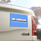 No Airbags Bumper Magnet Blue - DEAD-END CLUB