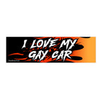 Gay Car Bumper Sticker (Fire) - DEAD-END CLUB