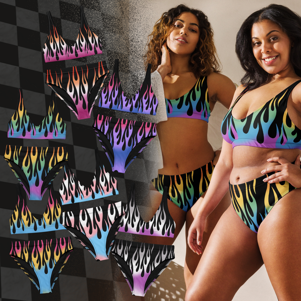 Flamin' Rainbow Bikini