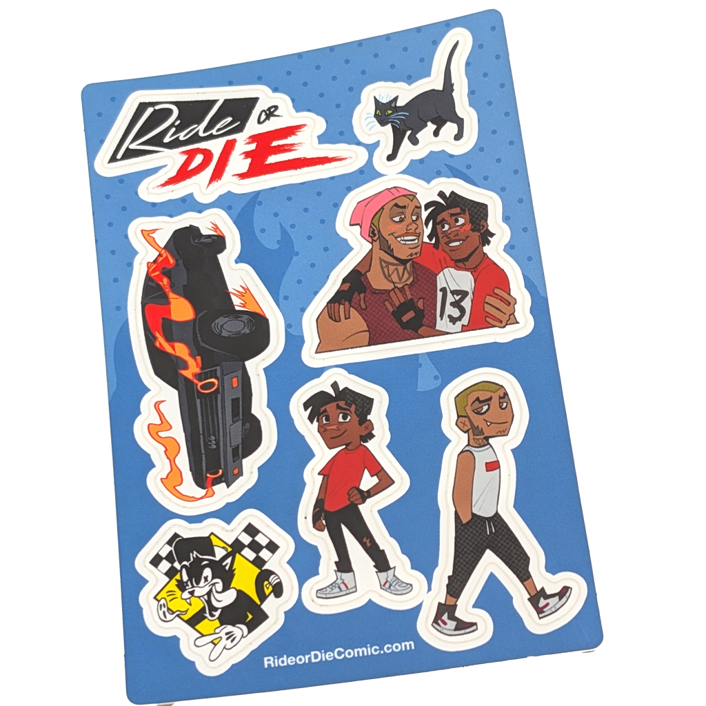 Ride or Die Sticker Sheet - DEAD-END CLUB