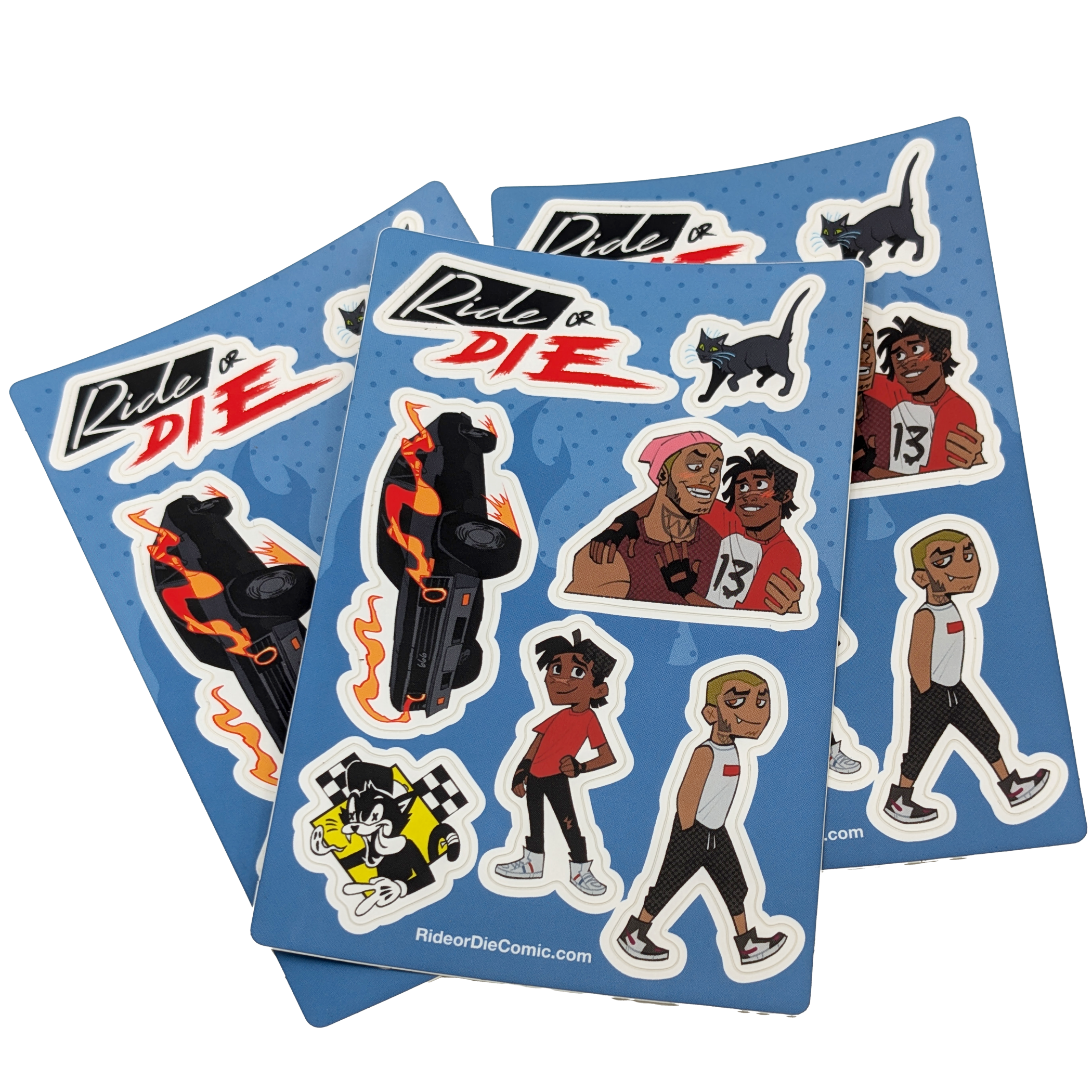 Ride or Die Sticker Sheet