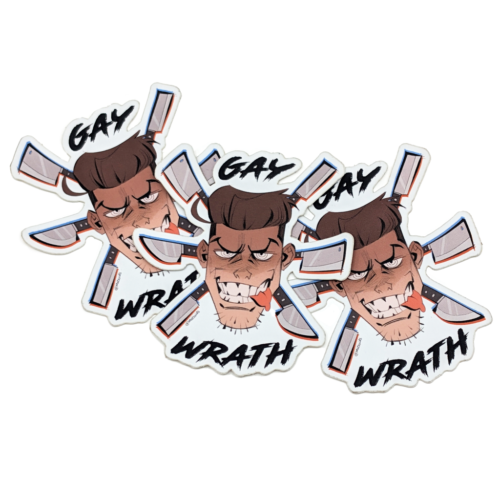 Gay Wrath Sticker - DEAD-END CLUB