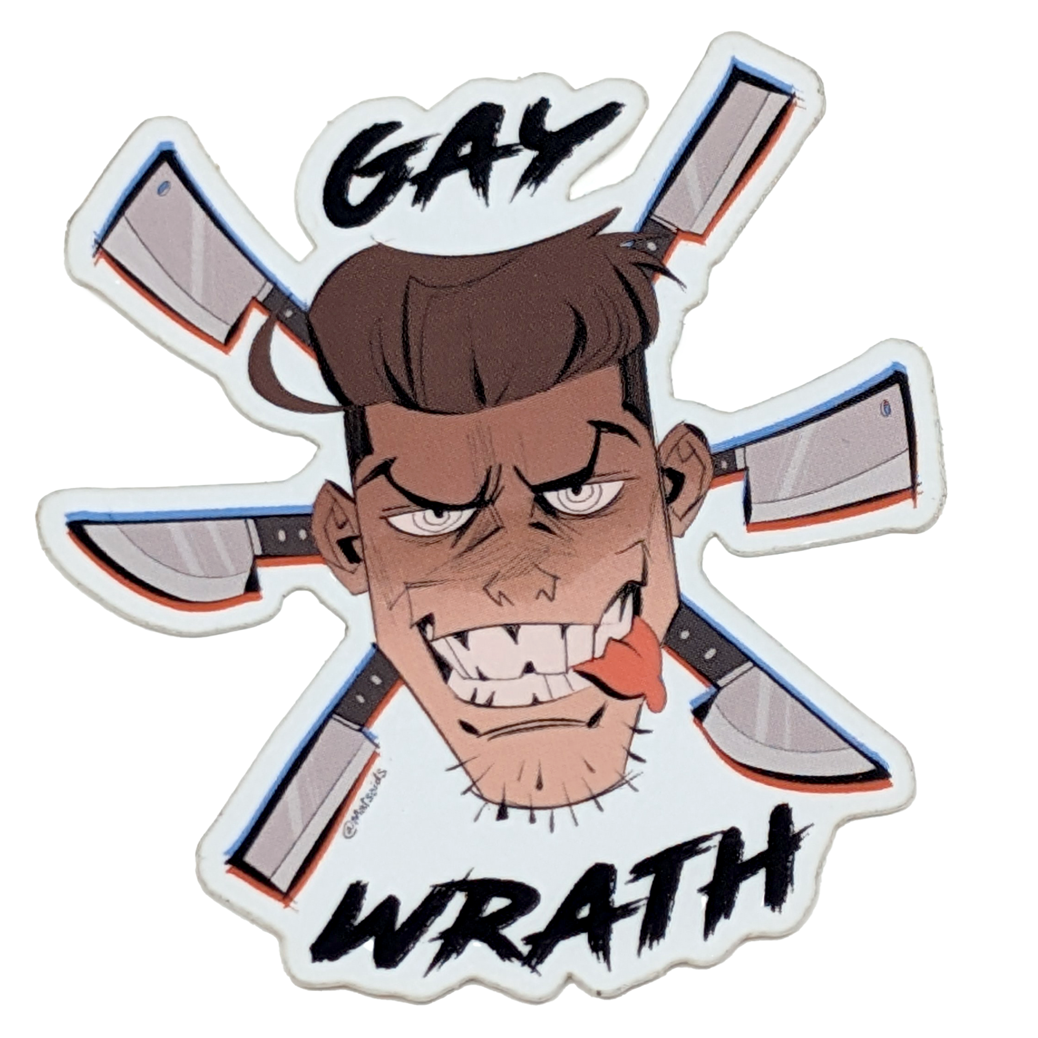Gay Wrath Sticker