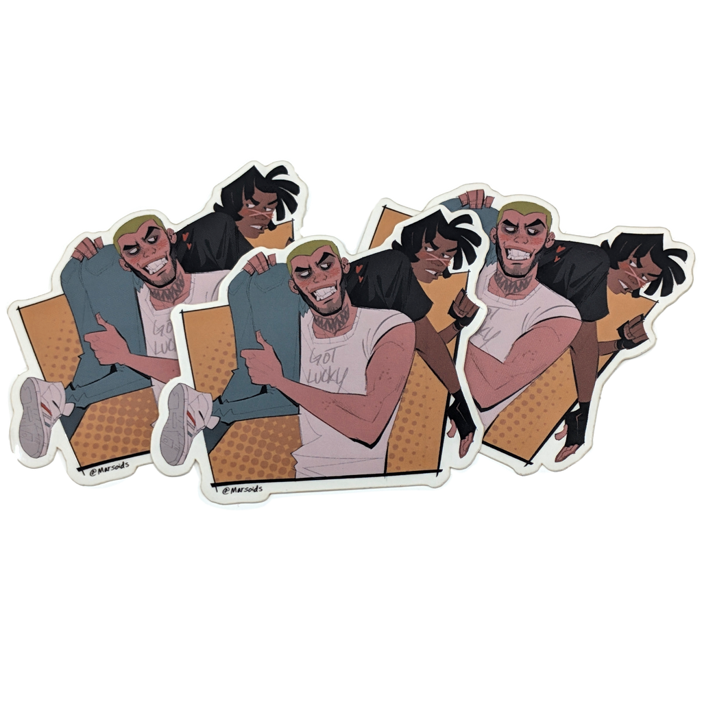 Got Lucky Sticker - DEAD-END CLUB