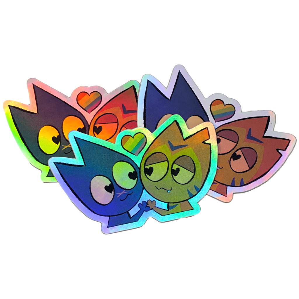 Gay Cats Sticker - DEAD-END CLUB