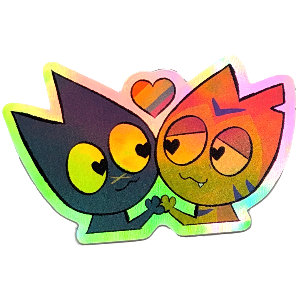 Gay Cats Sticker - DEAD-END CLUB