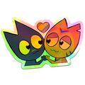 Gay Cats Sticker - DEAD-END CLUB