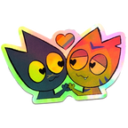 Gay Cats Sticker - DEAD-END CLUB